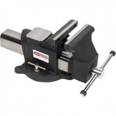 ETAU A MORS PARALLELES 125 MM AVEC BASE TOURNANTE