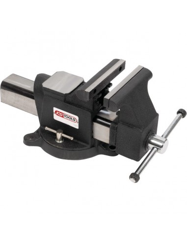 ETAU A MORS PARALLELES 125 MM AVEC BASE TOURNANTE