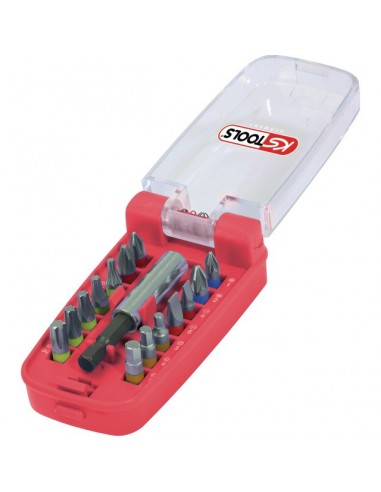 EMBOUTS DE VISSAGE A CODE COULEUR JEU DE 15 PIECES