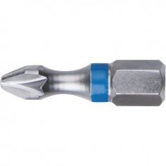 EMBOUTS DE VISSAGE A CODE COULEUR POZIDRIV PZ3 LG 25 MM BOITE DE 5