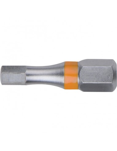 EMBOUTS DE VISSAGE A CODE COULEUR 6 PANS 3 MM LG 25 MM BOITE DE 5