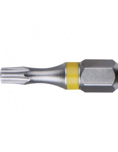 EMBOUTS DE VISSAGE A CODE COULEUR TORX T10 LG 25 MM BOITE DE 5