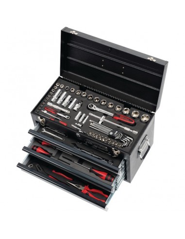 COFFRE A OUTILS ULTIMATE 3 TIROIRS 124 PIECES