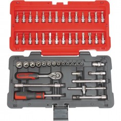 DOUILLES ET ACCESSOIRES 1/4 ULTIMATE COFFRET DE 50 PIECES