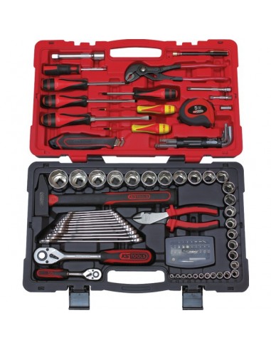 DOUILLES ET ACCESSOIRES 1/4 et 1/2 ULTIMATE COFFRET 101 PIECES