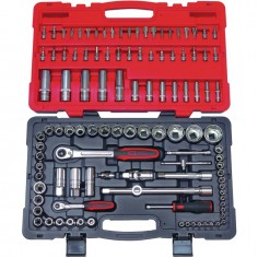 DOUILLES ET ACCESSOIRES 1/4 ET 1/2 ULTIMATE COFFRET DE 111 PIECES