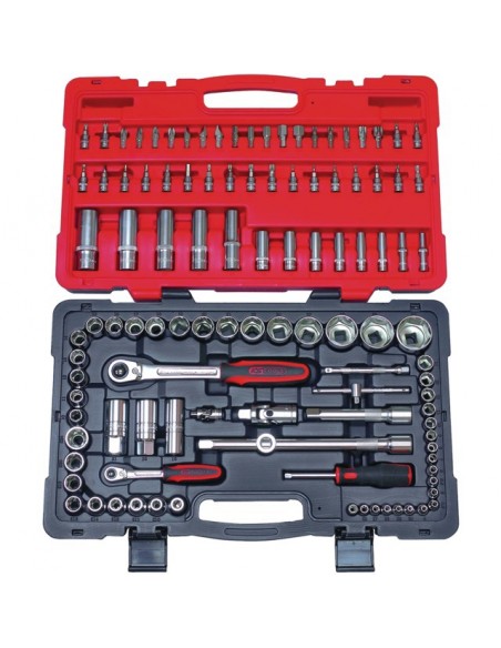 DOUILLES ET ACCESSOIRES 1/4 ET 1/2 ULTIMATE COFFRET DE 111 PIECES