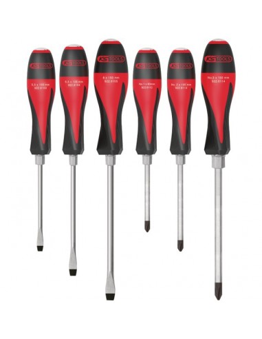 TOURNEVIS ULTIMATEMAX A LAME TRAVERSANTE 3 FENTE  3 PHILLIPS JEU DE 6