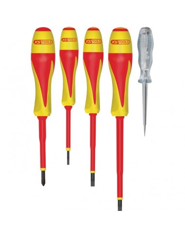 TOURNEVIS ULTIMATE ISOLES 1000V JEU DE 5