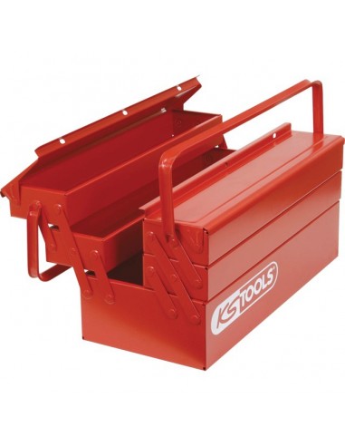 CAISSE A OUTILS METALLIQUE 5 COMPARTIMENTS 530X210X200MM
