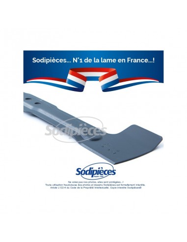 Lame tondeuse 43 cm. Al. 10 mm. Pour Bosch