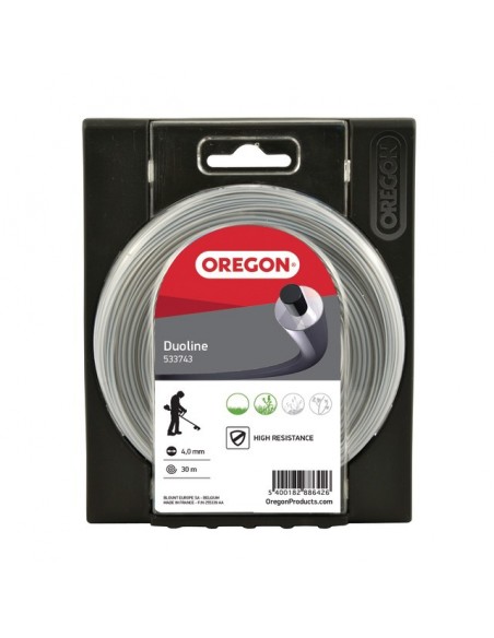 FIL DE DEBROUSSAILLEUSE ROND DUOLINE BI-MATIÈRE Ø 3 MM OREGON