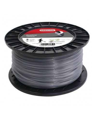 FIL DE DEBROUSSAILLEUSE DUOLINE Ø 3 MM LONGUEUR 120 METRES OREGON