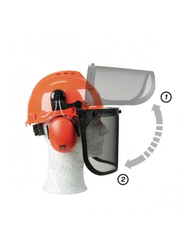 CASQUE FORESTIER À VISIÈRE GRILLAGÉE YUKON OREGON