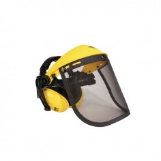 VISIÈRE GRILLAGÉE + CASQUE ANTI-BRUIT OREGON
