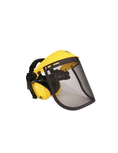 VISIÈRE GRILLAGÉE + CASQUE ANTI-BRUIT OREGON