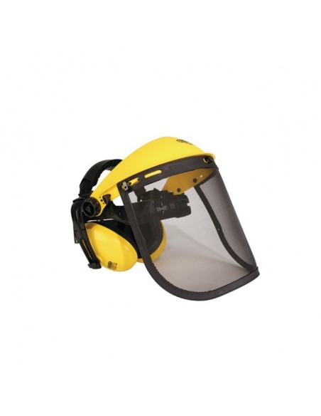 VISIÈRE GRILLAGÉE + CASQUE ANTI-BRUIT OREGON