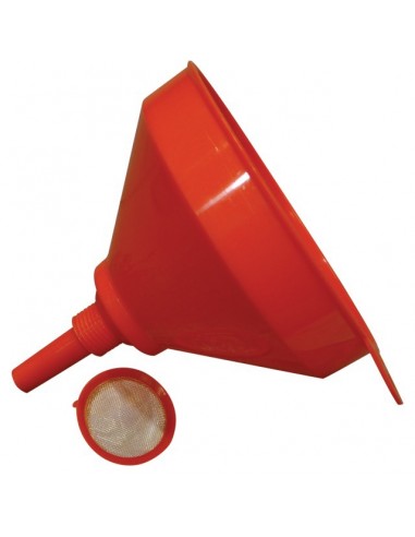 ENTONNOIR PLASTIQUE 195 MM BEC DROIT