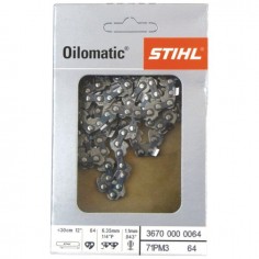 CHAINE DE TRONCONNEUSE 1/4 .043 (1.1 MM) 64 ENTRAINEURS ORIGINE STIHL