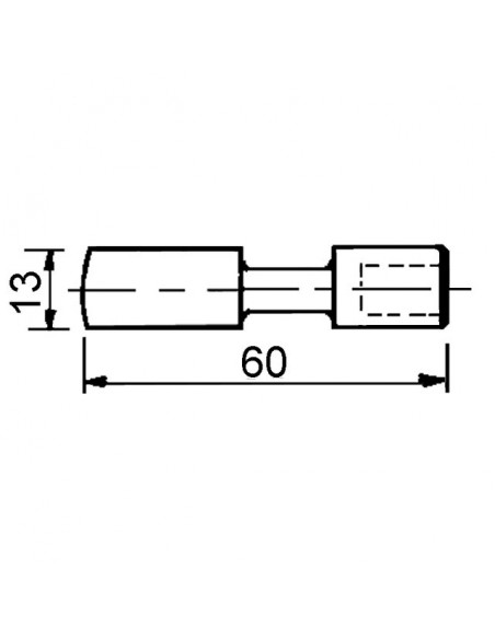 VERROUILLAGE BOUTON POUSSOIR AGRASET 100 1''1/81''3/86X21X25