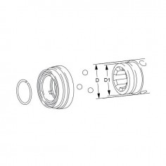 VERROUILLAGE A BILLES QSG AGRASET 122 1''3/8 2