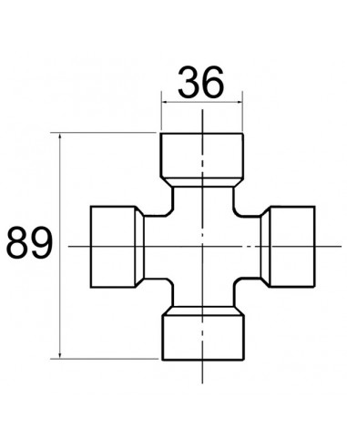 CROISILLON 36X89 GRAISSEUR CENTRAL
