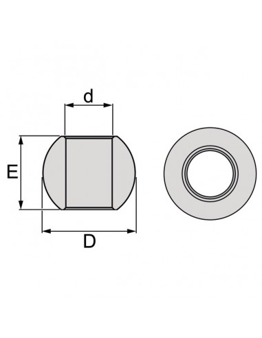 ROTULE INFERIEURE CATEGORIE 3 37X64 LG 45MM