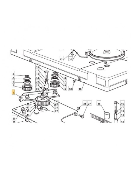 CHASSIS INFERIEUR BAC TC2000