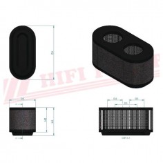 FILTRE A AIR SA 13116 HIFI FILTER 2