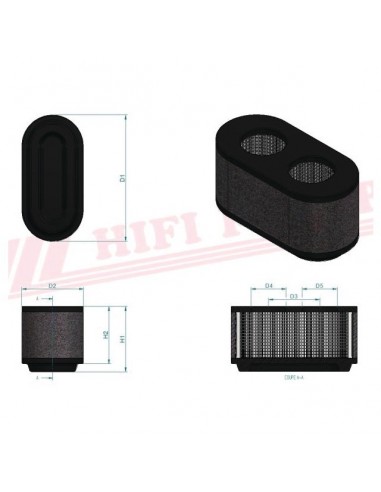 FILTRE A AIR SA 13116 HIFI FILTER