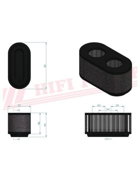 FILTRE A AIR SA 13116 HIFI FILTER