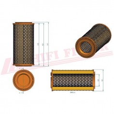 FILTRE A AIR SA 16295 HIFI FILTER 2