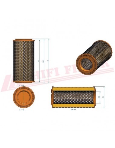 FILTRE A AIR SA 16295 HIFI FILTER