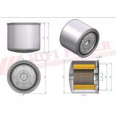 FILTRE HYDRAULIQUE SH 60931 HIFI FILTER 2