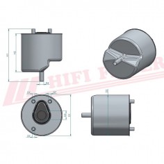 FILTRE A GASOIL SN 40500 HIFI FILTER 2