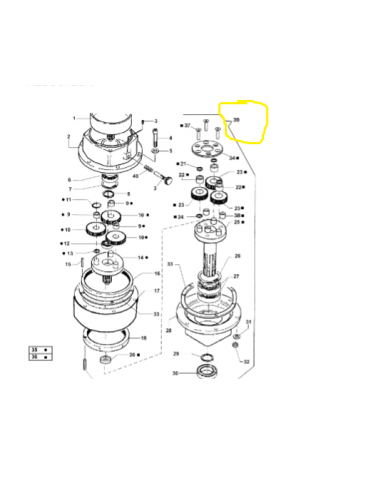REDUCTEUR COMPLET TARIERE ACTIVE