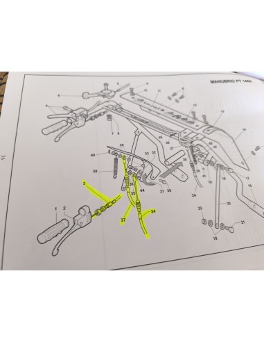 Câble tendeur transporteur à...
