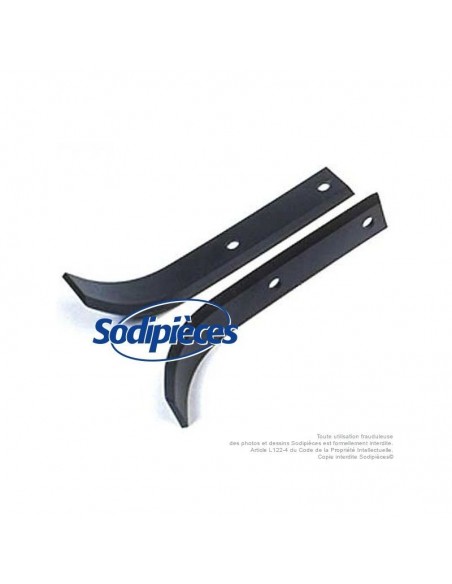 Outils de fraises type bineur large pour fraises diam 360 mm. L : 225 mm