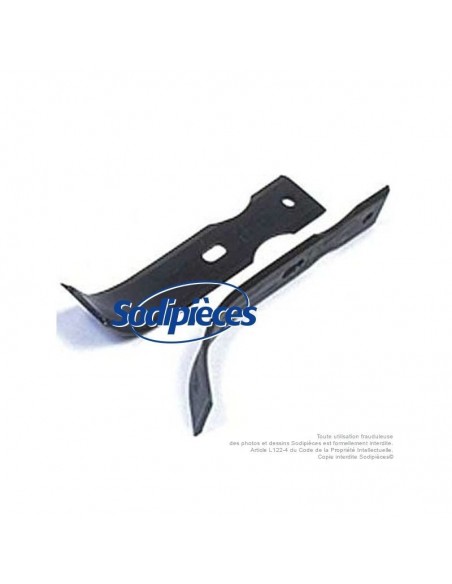 Outils de fraises type bineur large universel reversible. L : 210 mm