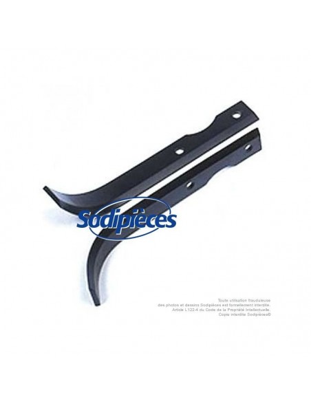 Outils de fraises type bineur pour fraises Ø 360 mm. L : 220 mm