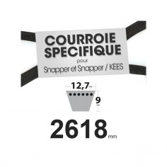 Courroie tondeuse spécifique Snapper 1-4799. 12,7 mm x 2618 mm.