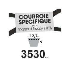 Courroie tondeuse spécifique Snapper 1-4800. 12,7 mm x 3530 mm.