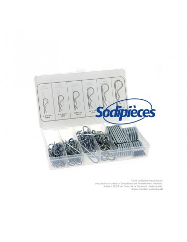 Goupilles Béta. Assortiment de 141 goupilles en 6 modèles