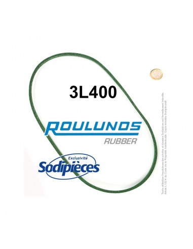 Courroie tondeuse 3L400 Roulunds Continental 9,5 x 6 x 1016 mm