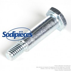 Axe de roue Ø 12,7 x 35 mm