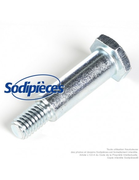 Axe de roue Ø 12,7 x 35 mm