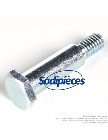 Axe de roue Ø 12,7 x 35 mm