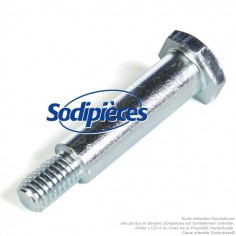 Axe de roue Ø 12,7 x 41,3 mm