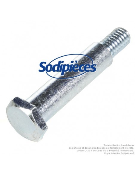 Axe de roue Ø 12,7 x 47,6 mm