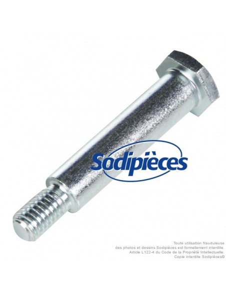 Axe de roue Ø 12,7 x 50,8 mm